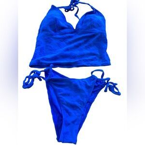 NWT Samiol bikini set BLUE Size S